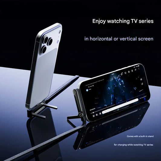 🎁JAXVOLT 240W Super Fast Charging 2-in-1 Charging Cable & Phone Stand