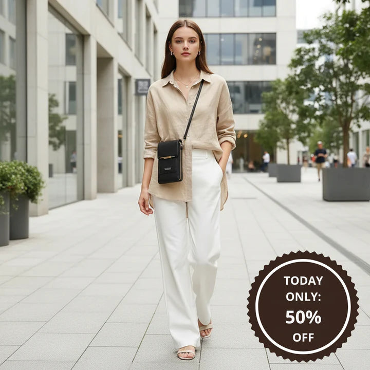 🔥Final 3 Hours: 60% OFF LOVILDS™2026 Trendy Minimalist Elegant Women's Touchscreen Crossbody Phone Wallet