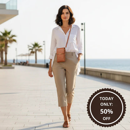 🔥Final 3 Hours: 60% OFF LOVILDS™2026 Trendy Minimalist Elegant Women's Touchscreen Crossbody Phone Wallet