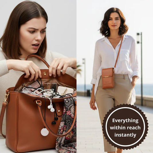 🔥Final 3 Hours: 60% OFF LOVILDS™2026 Trendy Minimalist Elegant Women's Touchscreen Crossbody Phone Wallet