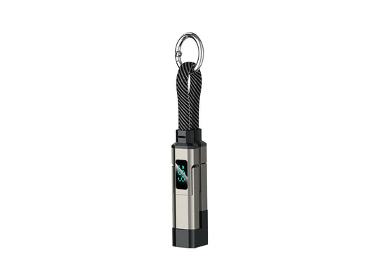 2026 New🎉4-in-1 Digital Display Keychain Charging Cable