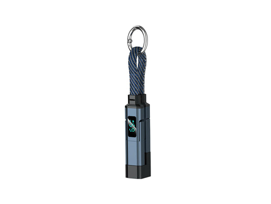 2026 New🎉4-in-1 Digital Display Keychain Charging Cable