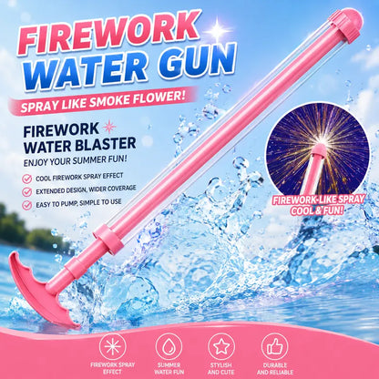 2026NEW🌊Pink Water Gun, Telescopic Water Gun, Summer Outdoor Pool and Beach Water Fight Party Toy