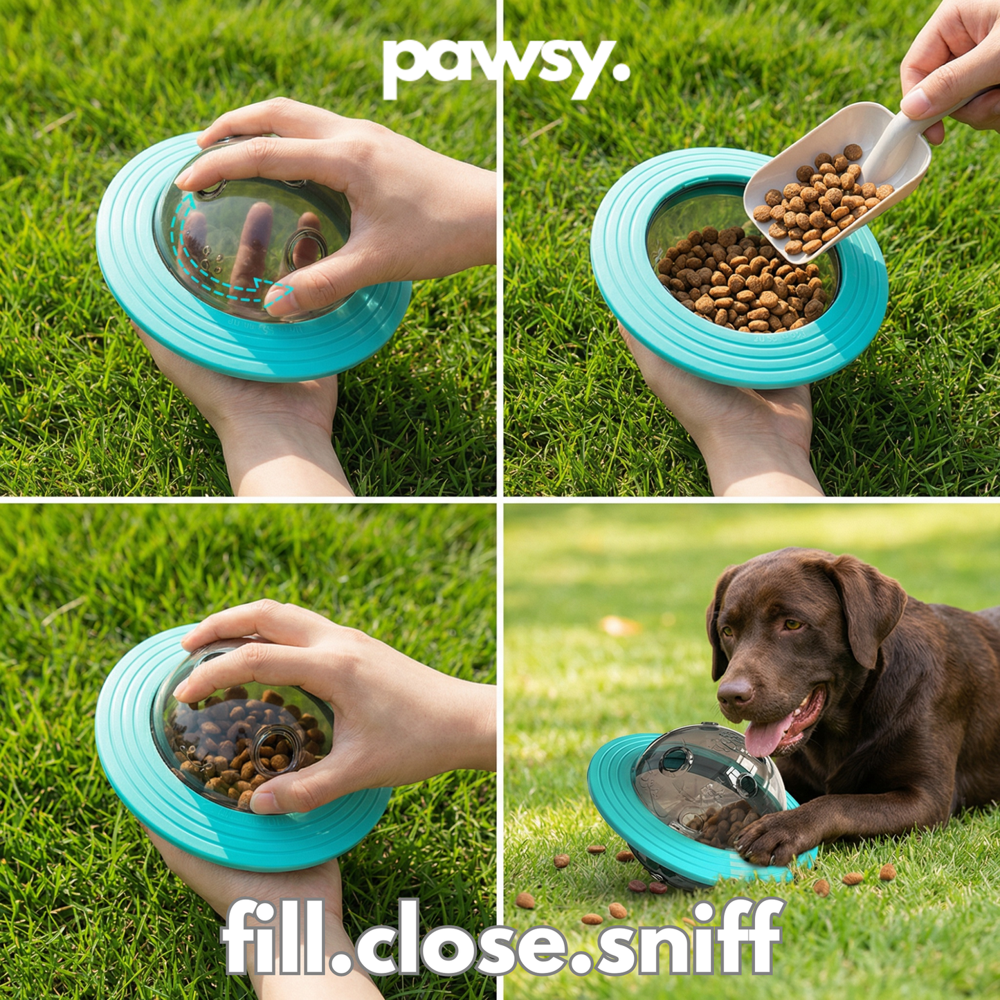 🐶Dog puzzle ball with treat-dispensing function