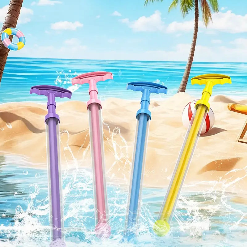 2026NEW🌊Pink Water Gun, Telescopic Water Gun, Summer Outdoor Pool and Beach Water Fight Party Toy